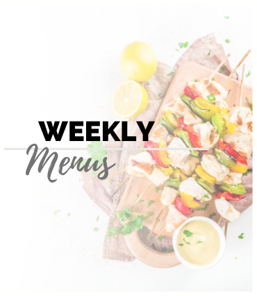 Weekly Cafe Menus