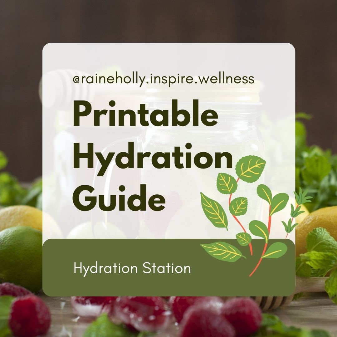 Hydration Printable Guide