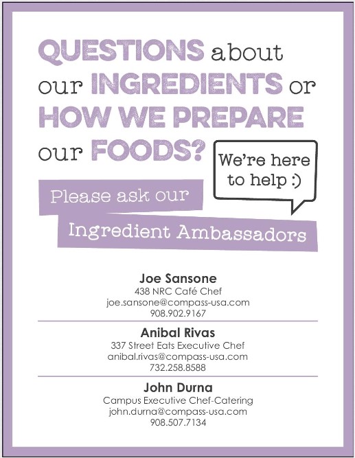 Ingredient Ambassadors