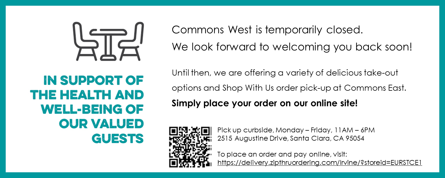 Commons West is temporarily closed.
