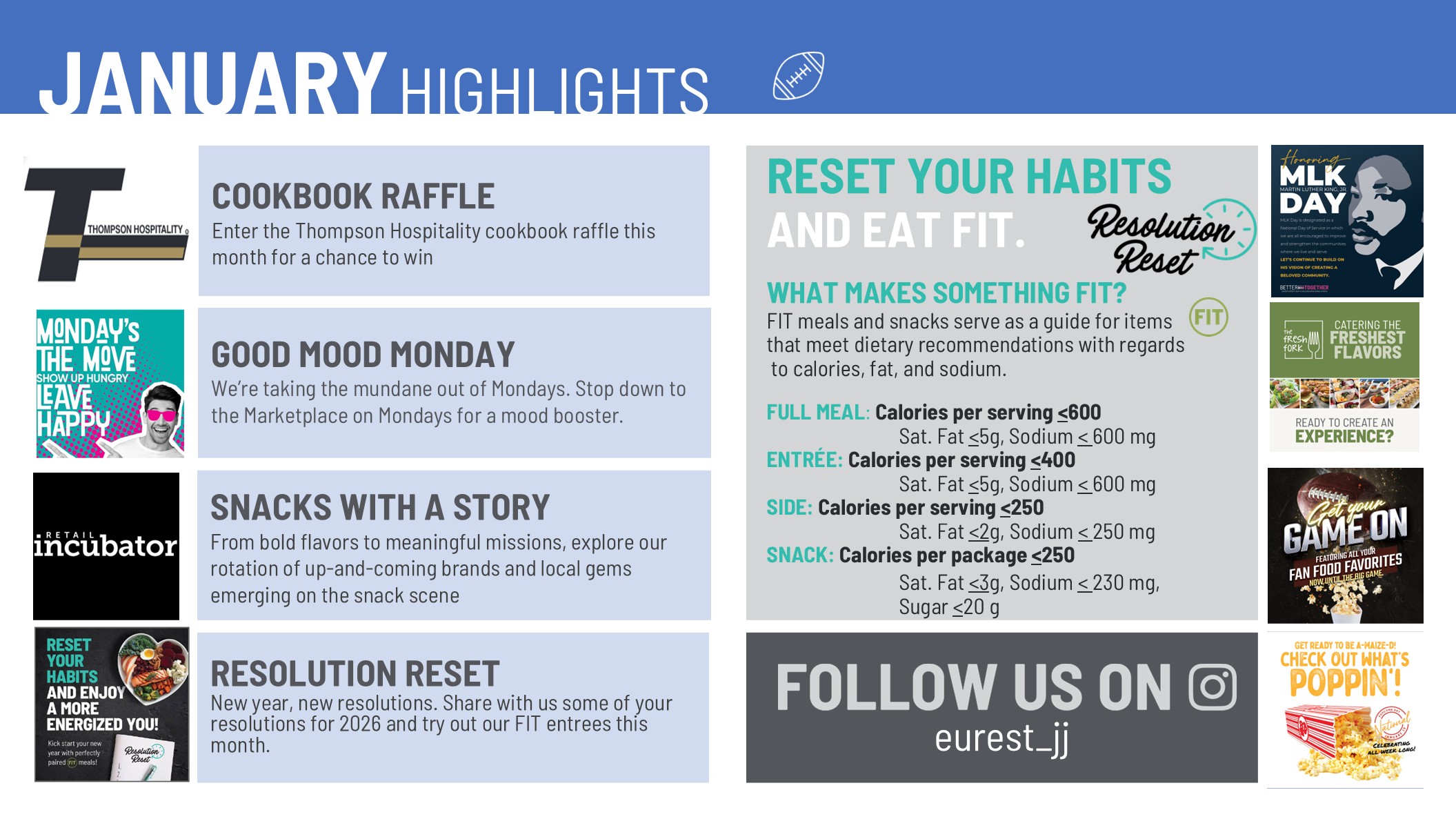 January Monthly Calendar